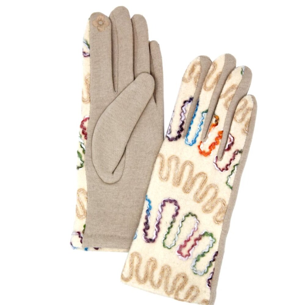 ✨ NEW Magic Touch Embroidered Touch Screen Smart Gloves – One Size Fits Most ✨
